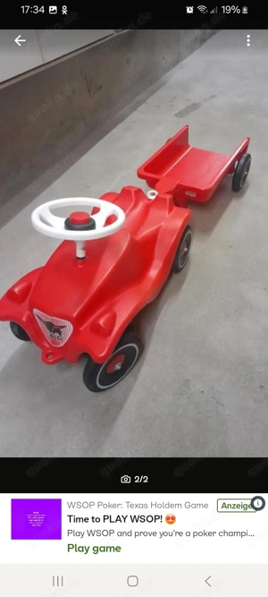 Bobby Car mit Anhänger 