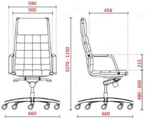 2x Designer Büro-Drehstühle   Chefsessel mit hoher Lehne von Sitland aus weißem Leder, Chrom-Gestell Bild 2