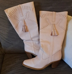 Westernstiefel, Leder