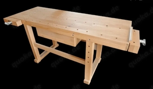 Massive Holzwerkbank