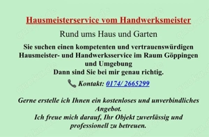Hausmeisterservice & Handwerksarbeiten   Schnell   Zuverlässig   Professionel
