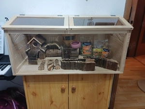 Nagelneues, unbenutztes Kleintiergehege mit Zubehör & Futter 