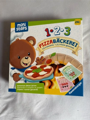 Ravensburger ministeps Lernspiel '1-2-3 Pizzabäckerei' für Kinder ab 24 Monaten