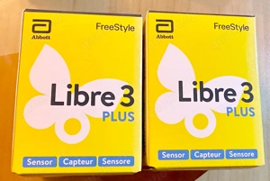 2 x FreeStyle Libre 3 Plus Sensoren, Neues PLUS Modell, MHD 30.09.2026, NEU OVP