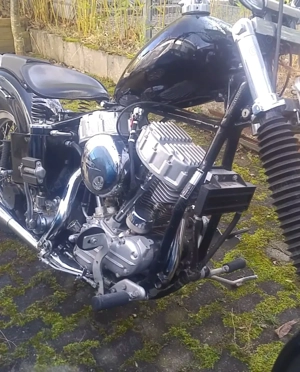 Harley Davidson Panhead Starrahmen Bild 8