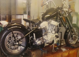 Harley Davidson Panhead Starrahmen Bild 10