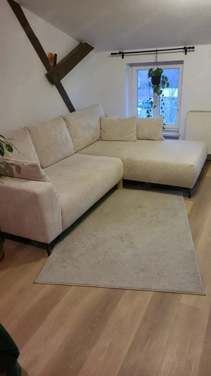 Cordsofa beige