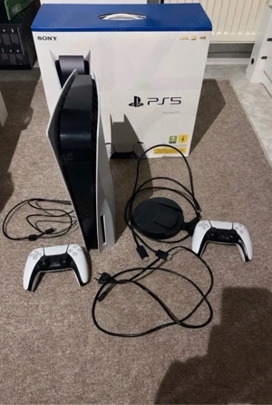 PS5 Disc Edition Bundle   2 Controller + Headset + Zubehör   Top Zustand!