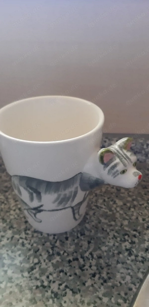 Kaffeetassen mit Katzenmotiv, neu, siehe Bilder 
