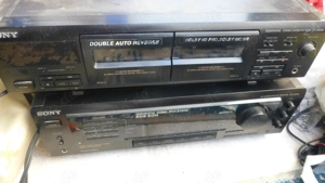Sony Stereo Anlage , Receiver und Casetten Deck, ohne Boxen
