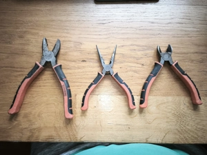 3x Zange Black & Decker Spitzzange Kombizange Werkzeug Zangen