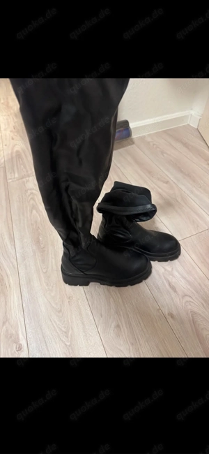 overknees stiefel schwarz 