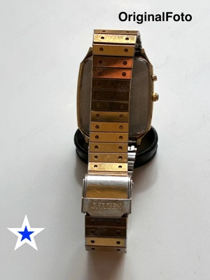 CITIZEN - Herren  elegante analoge goldene Uhr Bild 2