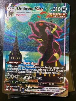 Pokemon Umbreon vmax  215 203
