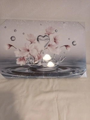 Leinwandbild Magnolie Abstrakt Blumen 60x40 cm  Schlafzimmer Wohn