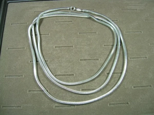 Schlangen-Kette 925 Silber 122cm 64,5 g
