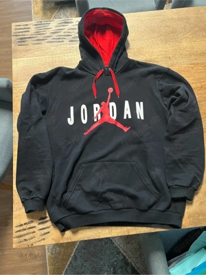 Jordan Hoodie Schwarz Rot XL