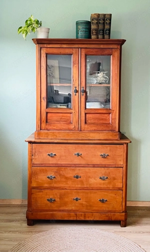  Antikes Buffet aus Frankreich   Restauration um 1850   Kirschbaum