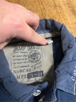 Camp David Langarmshirt XXL Blau Bild 4