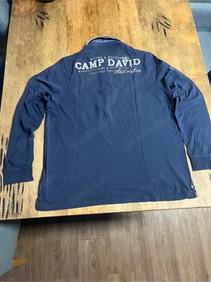 Camp David Langarmshirt XXL Blau Bild 3