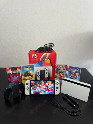 nintendo switch Oled modell spielkonsole mit videospiel mit Originalverpackung 