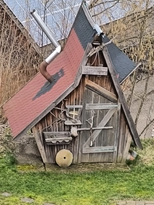 Hexenhaus, Sauna, Hütte, Gartenhütte, Stall