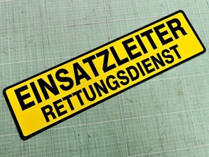 Magnetschild "Einsatzleiter Rettungsdienst" 30 x 8 cm Bild 3