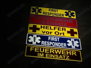 Magnetschild "Einsatzleiter Rettungsdienst" 30 x 8 cm Bild 6
