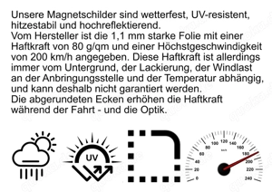 Magnetschild "Einsatzleiter Rettungsdienst" 30 x 8 cm Bild 7