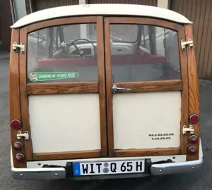 Oldtimer Morris Minor Traveller 1000 Bild 3