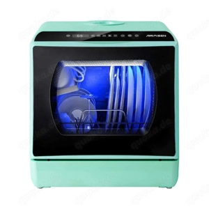 Portable Dishwashers, 5 Washing Programs Mini Dishwashers with Built-in Water Tank and Double-layere