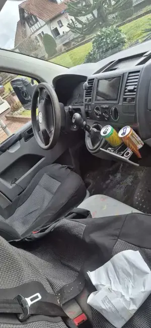 Volkswagen T5 Transporter britische  doka Motorschaden
