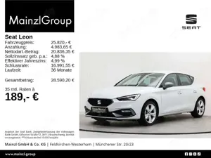 SEAT Leon 1.5 eTSI DSG FR Navi Kam. SHZ Matrix ACC