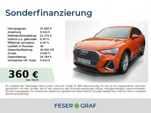 Audi Q3 Sportback 35 TDI S tronic S Line Int Navi,Leder,PD