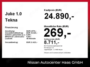 Nissan Juke 1.0 Tekna 360+Winterpaket+Pro Pilot* Bild 4