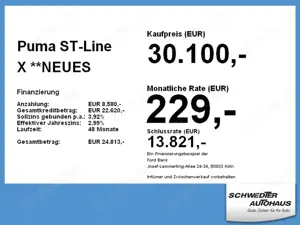 Ford Puma ST-Line X **NEUES MODELL** 360°*NAV*BO*BLIS Bild 4