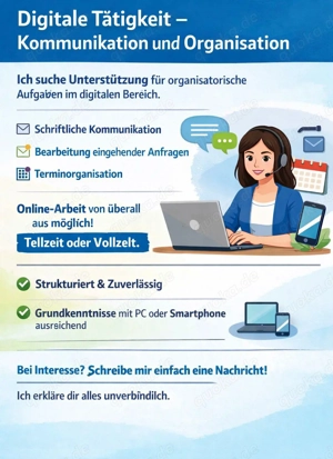 Digitale Tätigkeit   Kommunikation und Organisation