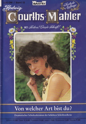  Hedwig Courths Mahler, Band 13, 6. Auflage 