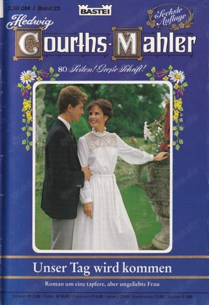 Hedwig Courths Mahler, Band 23, 6. Auflage 