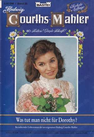 Hedwig Courths Mahler, Band 25, 6. Auflage 