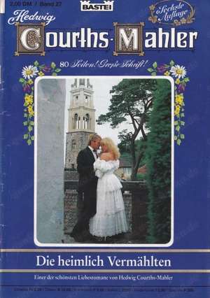 Hedwig Courths Mahler, Band 27, 6. Auflage 