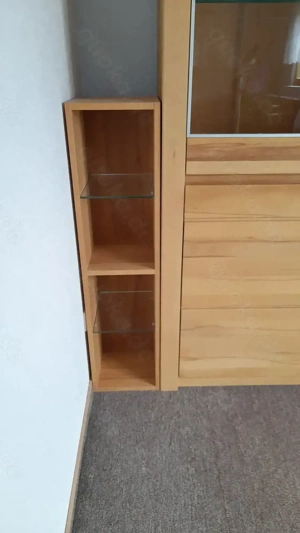 Wandregal Front Kernbuche massiv geölt