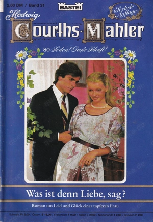 Hedwig Courths Mahler, Band 31, 6. Auflage 