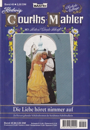 Hedwig Courths Mahler, Band 45, 6. Auflage 