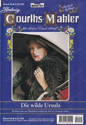 Hedwig Courths Mahler, Band 49, 6. Auflage 