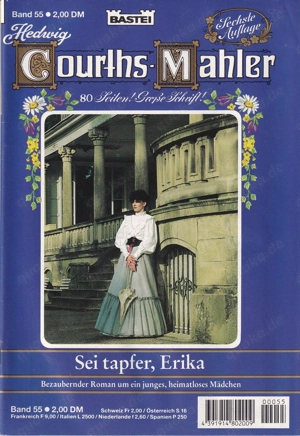 Hedwig Courths Mahler, Band 55, 6. Auflage 