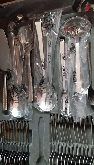 Besteckkasten in Schloss Alukoffer komplett neu  Bild 3