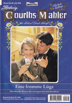 Hedwig Courths Mahler, Band 64, 6. Auflage 