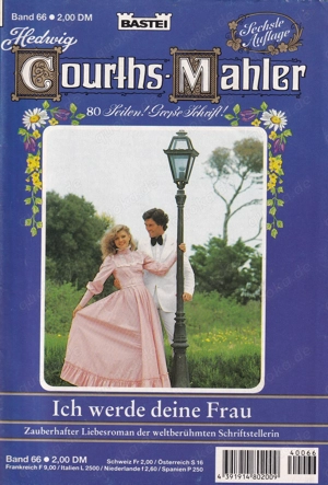 Hedwig Courths Mahler, Band 66, 6. Auflage 