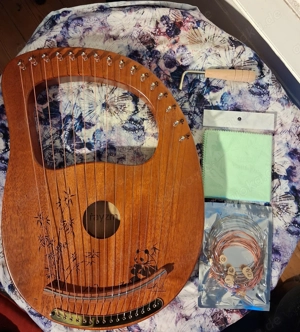 Mahagoni Lyre Harfe